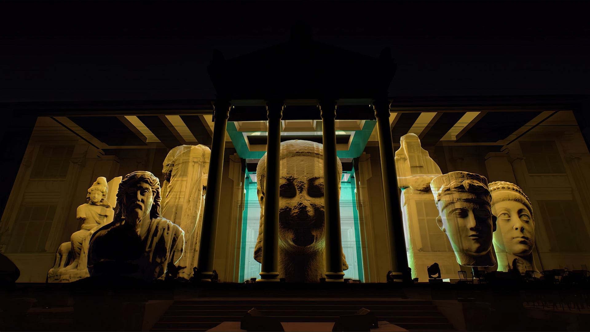 Istanbul Archaeology Museum 3D Video Mapping Show