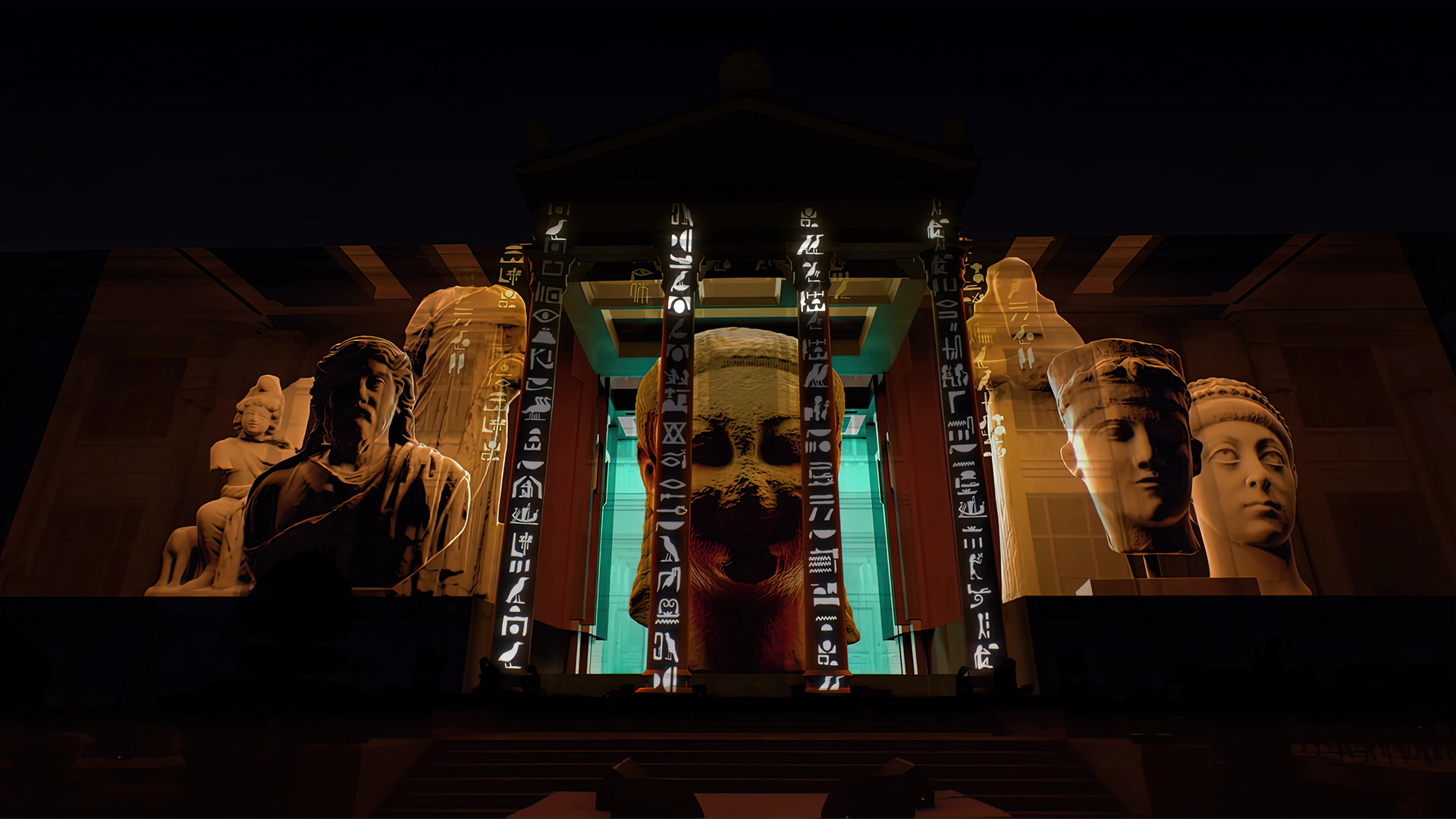 Istanbul Archaeology Museum 3D Video Mapping Show