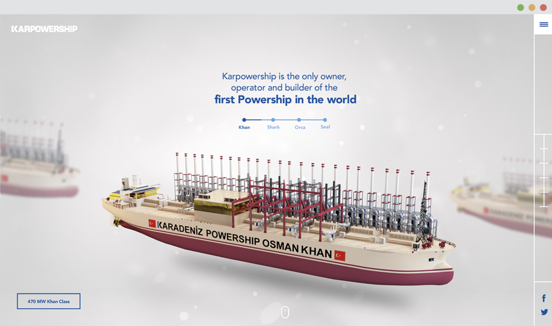 Karpowership Web Site and Mobil Site / 2 Awards Winning